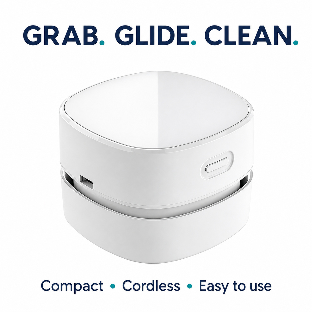 ポータブルデスクトップ掃除機。小型でコードレス、ハンディタイ - Mini Desktop Vacuum Cleaner For Eraser Dust のレビューと価格