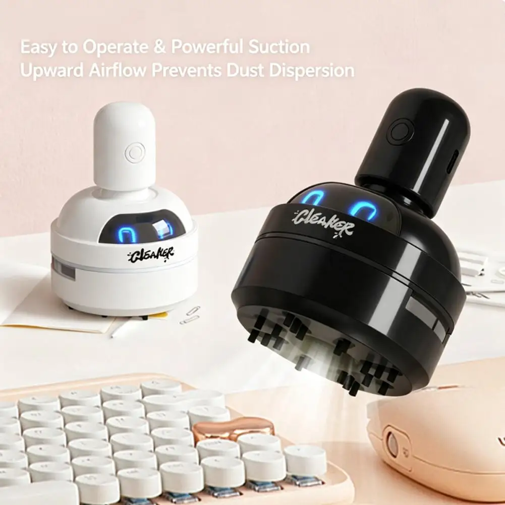 卓上用ミニ充電式掃除機。消しゴムくずやキーボードの汚れを除去 - Mini Desktop Vacuum Cleaner For Eraser Dust のレビューと価格