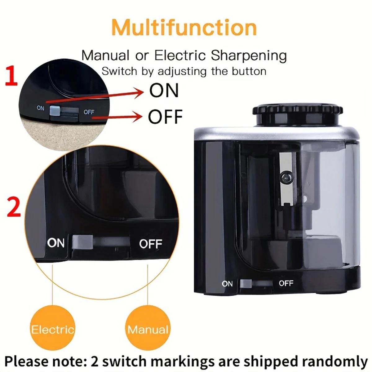自動鉛筆削り機、電動式、卓上型、6～8mmの鉛筆に対応、携帯 - Electric Pencil Sharpener Usb のレビューと価格